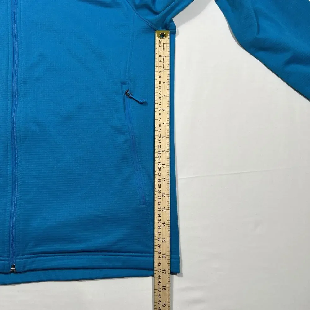 Mens The North Face Borod Fleece Full Zip Jacket Coat Blue L